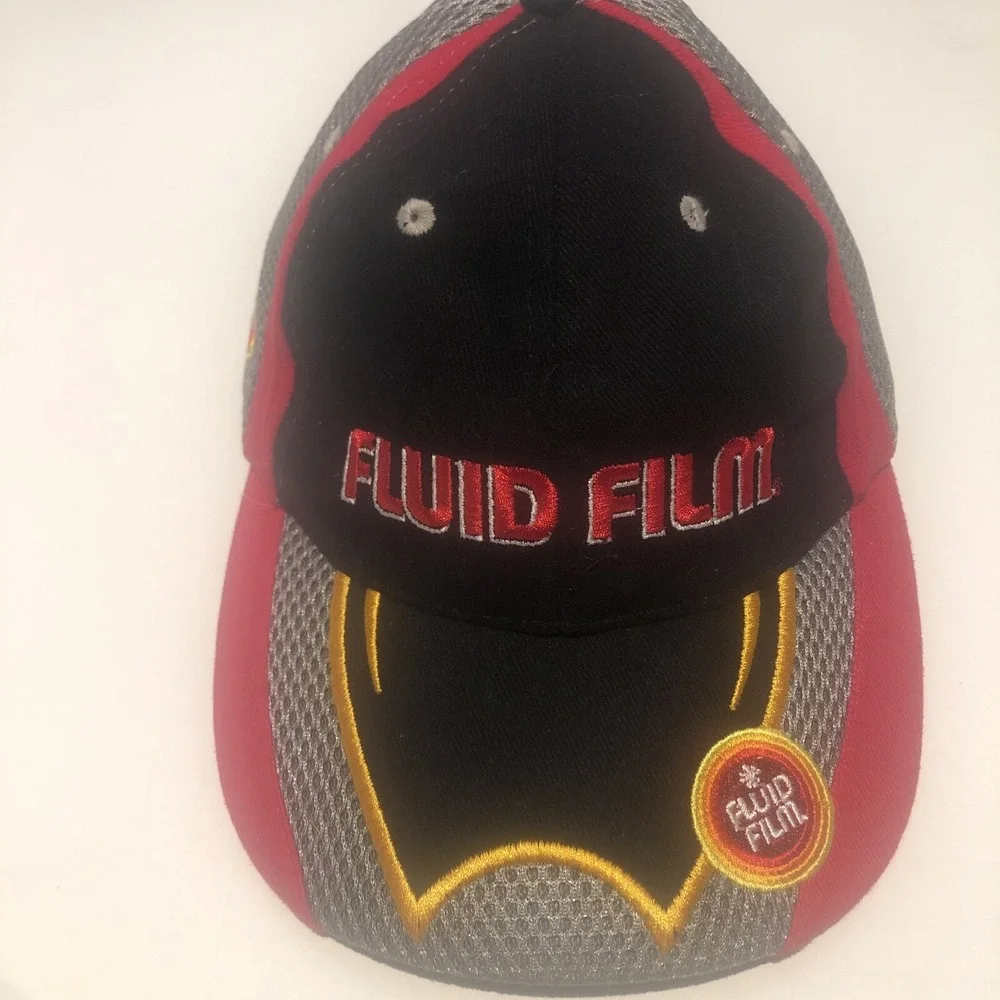 Fluid Film Hat New Cotton Multicolor Red Grey Black Gold  Adjustable One‎ Size